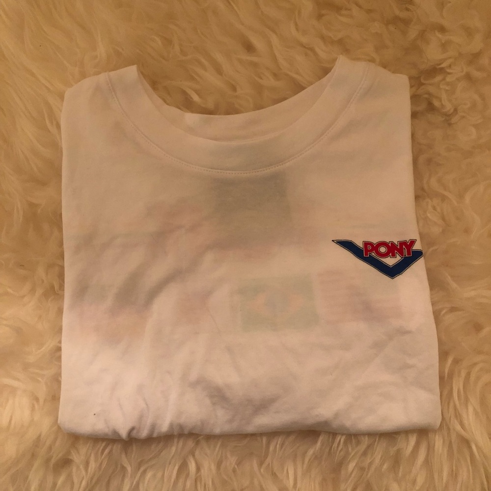 White PONY Tee